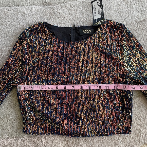 Multicolored Sequin Two-Piece Set from Coco Milano - Picture 12 of 17